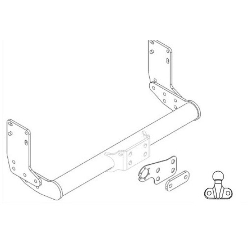 Attelage Pour Mercedes Sprinter Fourgon Propulsion (à Partir De 06/18) – Rotule Démontable, Montage Facile, Par GDW - 3