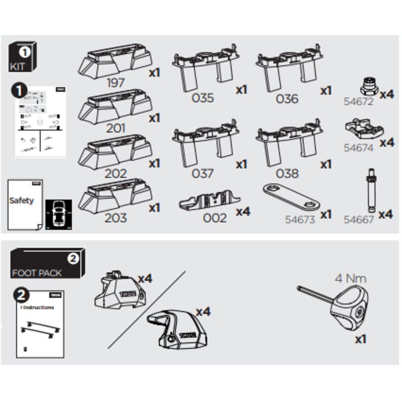 Thule kit 5272 - France Attelage