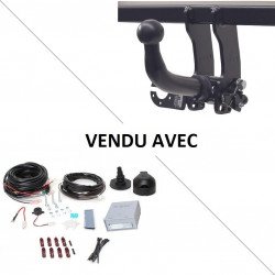 Attelage Fixe + Kit Câblage Pour Citroën DS5 - Réf. 07046/F, Capacité 1500kg, Montage Invisible