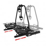Porte-vélo Pour Timon De Caravane - Support 2 Vélos Aluminium - Fixation Sécurisée