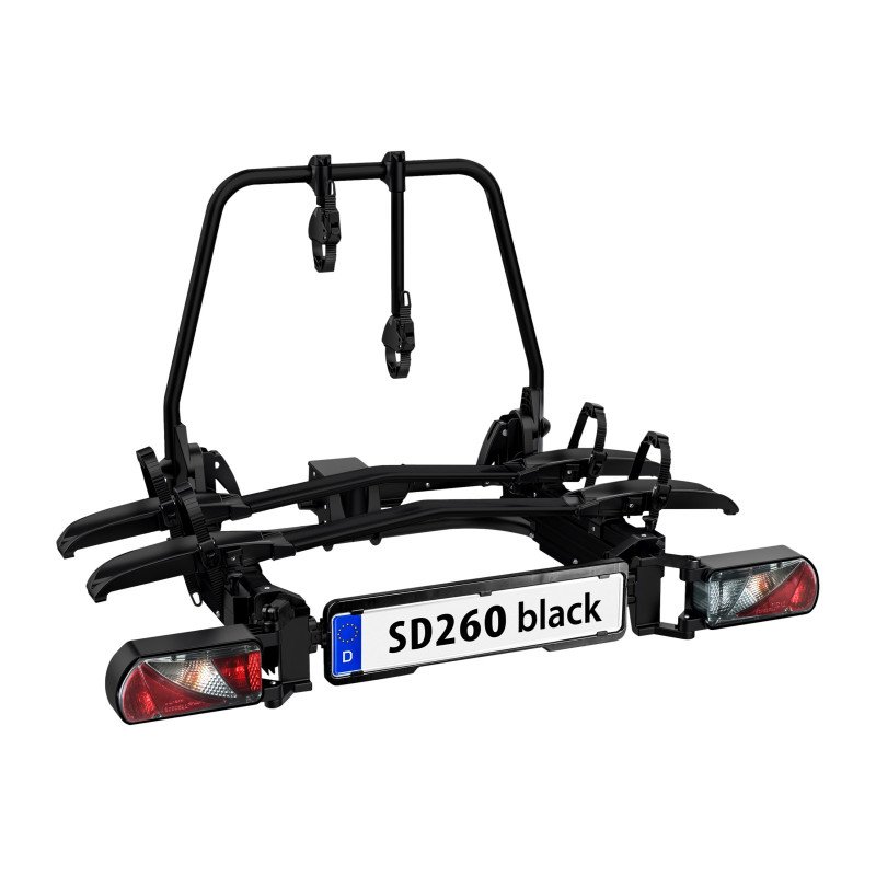 Porte-vélos Arrière Pour 2 Vélos – Compatible E-bike, Attelage Remorque, Neuf Sous Emballage, Pratique Pour Les Voyages