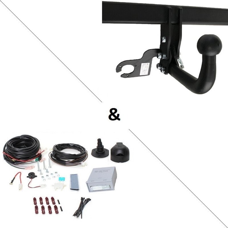 Attelage Fixe Complet Pour MG ZS - Avec Câblage 12N 7 Broches - Capacité 1128 Kg - Neuf
