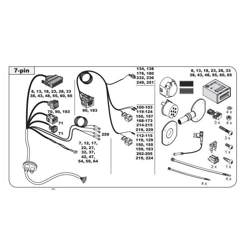 Attelage Amovible Umbra Pour Audi Q3 - Classe 2, 2000kg, Noir, Avec Câblage 7 Broches
