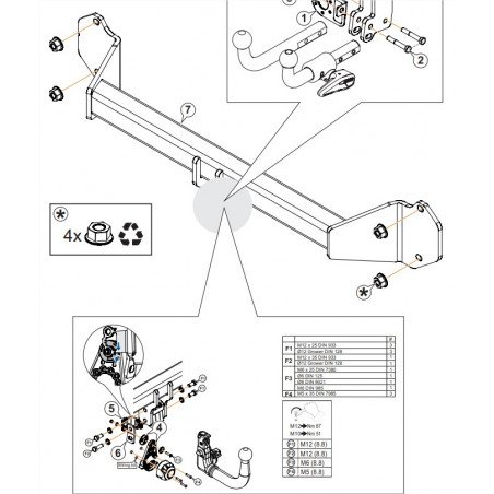 Attelage BMW X2 y compris Pack M (11/23-) RDSOV