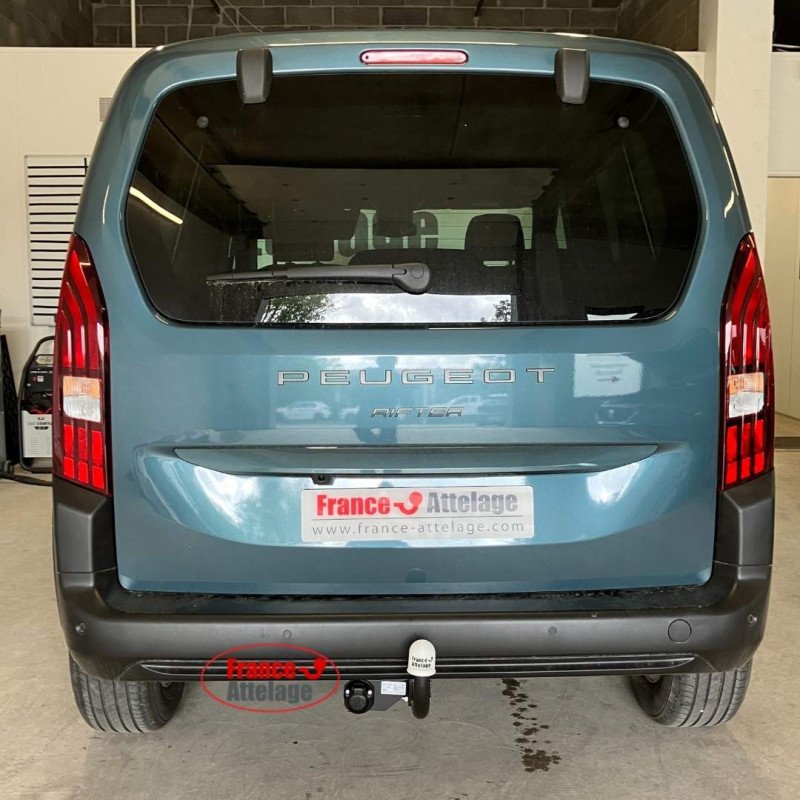 Attelage Démontable Pour Peugeot Rifter M L1 III (2018+) - Avec Faisceau 7 Broches + Adaptateur, Neuf