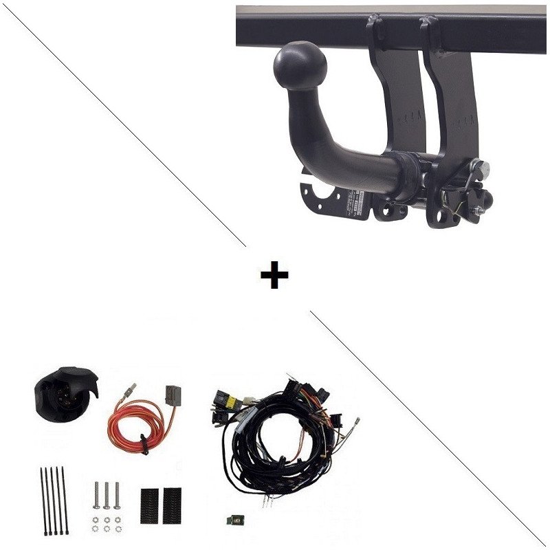 Attelage Nissan Qashqai RDSOH + faisceau spécifique 7 broches 62566