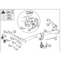 Attelage Mazda CX-60 y compris hayon mains libres (06/2022-) RDSOV + Faisceau spécifique 13 broches ConWys