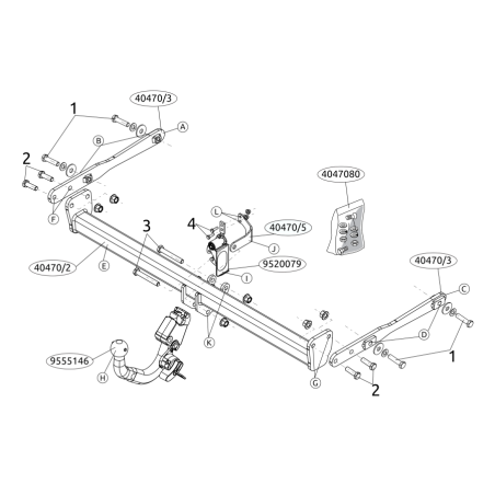 Attelage Toyota Aygo uniquement pour porte-vélos (10/2021-) RDSOH