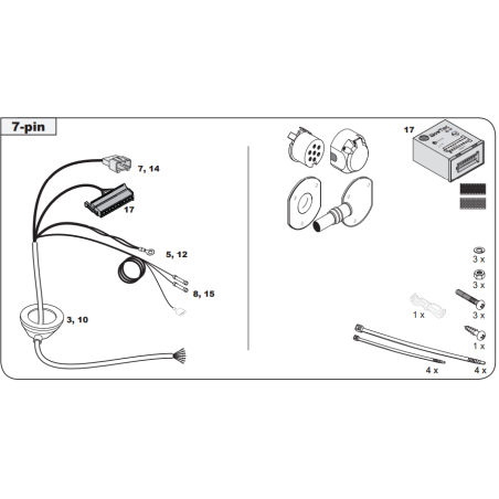 Faisceau spécifique 7 broches pour Leapmotor B10 (04/2025-)