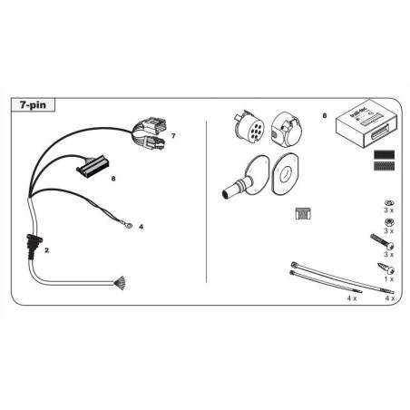 Faisceau spécifique 7 broches pour Nissan Leaf III (07/2025-)