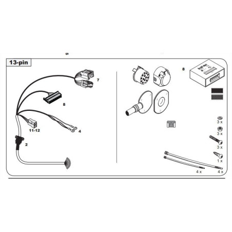 Faisceau spécifique 13 broches pour Nissan Leaf III (07/2025-)