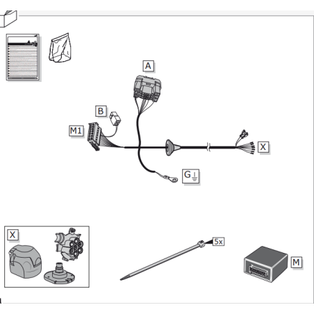 Faisceau spécifique 7 broches pour MG S9 (03/2026-)