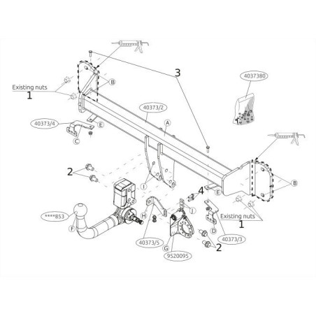 Attelage BMW Serie 5 Break Type G61 G61 i5 (Electrique) (03/2024-) RDSOV