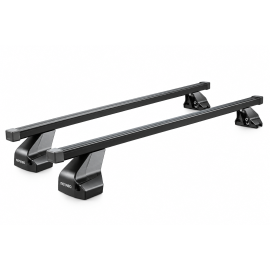 Barres de toit BMW Serie 3 Berline Type G20 (11/2018-) Menabo Omega acier