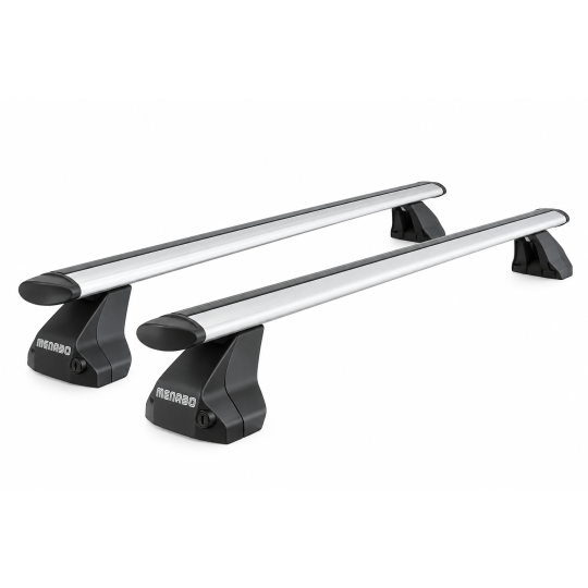 Barres de toit BMW Serie 5 Berline Type E39 (01/1996-06/2003) Menabo Omega aluminium