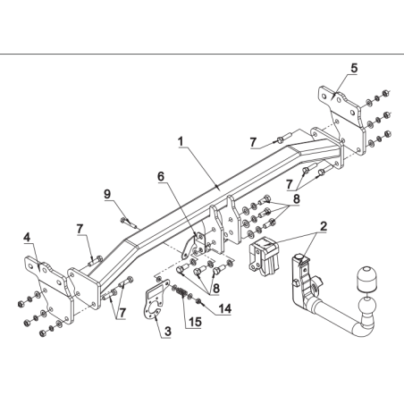 Attelage Omoda 7 Plug-in hybrid uniquement (10/2025-) RDSOV