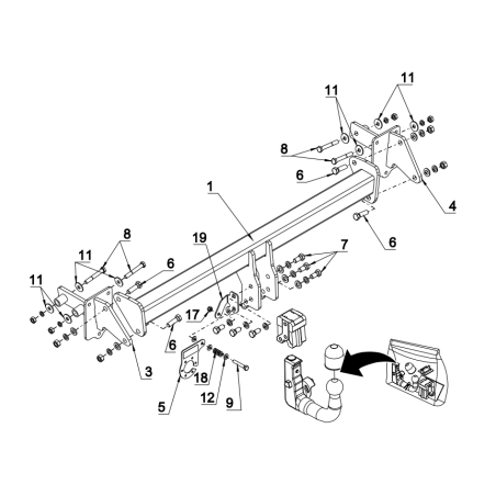 Attelage Leapmotor C10 (03/2024-) RDSOV
