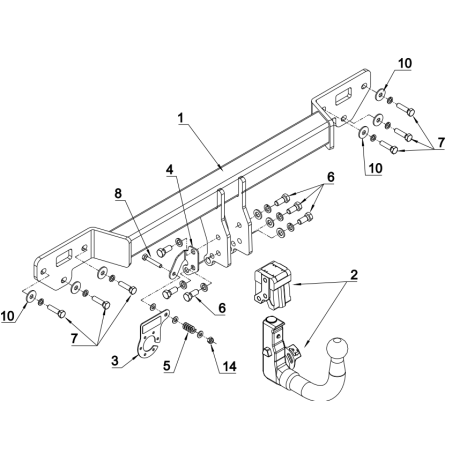 Attelage Leapmotor B10 (04/2025-) RDSOV