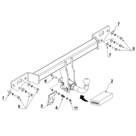 Attelage Leapmotor B10 (04/2025-) RDSOH