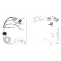 Faisceau spécifique 7 broches pour Ford Transit Custom / Tourneo Custom I aménagé (06/2016-12/2023)