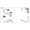 Faisceau spécifique 7 broches pour Ford Transit Custom / Tourneo Custom II aménagé prééquipé (01/2024-)