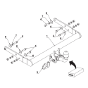 Attelage Volkswagen Transporter T5 Fourgon (10/2009-06/2015) RDSOH + Faisceau spécifique 13 broches AC