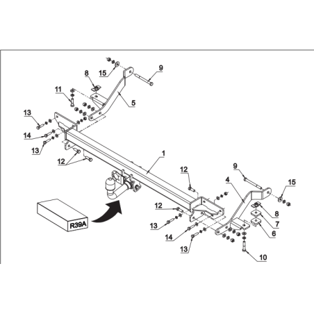Attelage Peugeot Boxer Fourgon (01/2011-06/2024) RDSOH + Faisceau spécifique 7 broches ECS Electronics