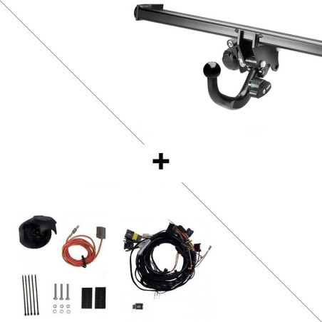 Attelage Peugeot Boxer Fourgon y compris e-Boxer (01/2011-06/2024) RDSOD + Faisceau spécifique 7 broches ECS Electronics