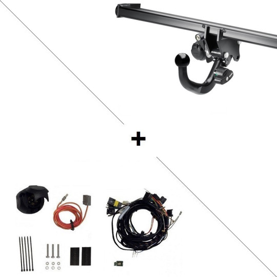 Attelage Peugeot Boxer Fourgon y compris e-Boxer (01/2011-06/2024) RDSOD + Faisceau spécifique 7 broches ECS Electronics