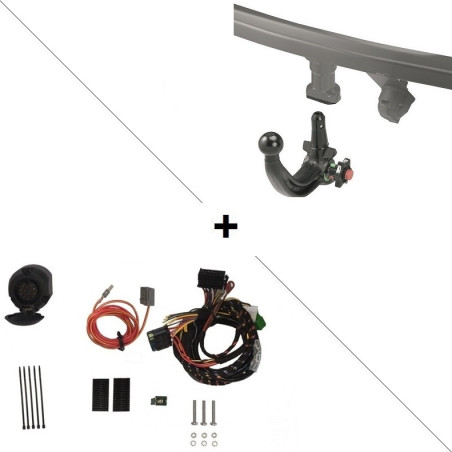 Attelage BMW X6 Type G06 y compris M, M50 et M Competition (04/2023-) RDSOV + Faisceau spécifique 13 broches Trail-Tec