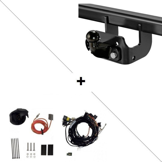 Attelage Toyota ProAce (09/2016-) standard + Faisceau spécifique 7 broches Trail-Tec