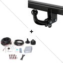 Attelage Ford Transit Custom / Tourneo Custom II aménagé (01/2024-) col de cygne + Faisceau universel 7 broches Trail-Tec avec 