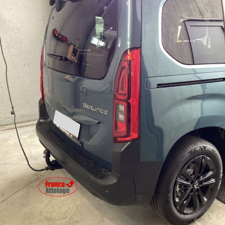 Attelage Citroën Berlingo III court (07/2018-) col de cygne + Faisceau spécifique 13 broches Trail-Tec