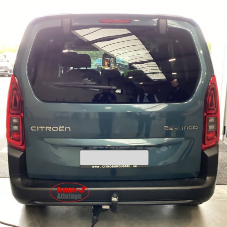 Attelage Citroën Berlingo III court (07/2018-) col de cygne + Faisceau spécifique 13 broches Trail-Tec