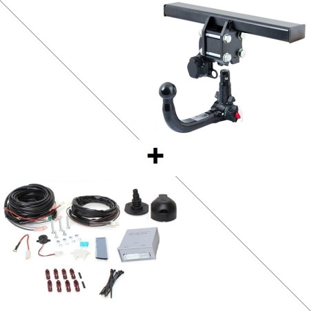 Attelage BMW X6 Type G06 (08/2019-) RDSOV + Faisceau universel 7 broches Trail-Tec avec boîtier