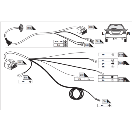 Attelage BMW XM Type G09 (12/2022-) RDSOV + Faisceau universel 13 broches Trail-Tec avec boîtier