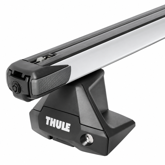 Barres de toit Volkswagen T-Roc (11/2017-08/2025) Thule SlideBar aluminium