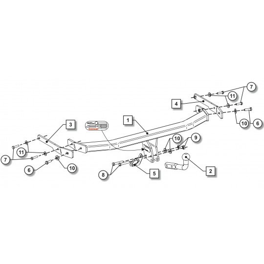 Attelage Amovible Pour Skoda Superb Break (2015-2024) – Avec Faisceau électrique 7 Broches, Homologué
